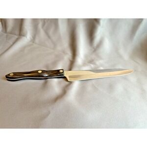 CUTCO 1725 Chef Knife 15" Faux Wooden Thermo Resin Handle Cooking Kitchen Knives